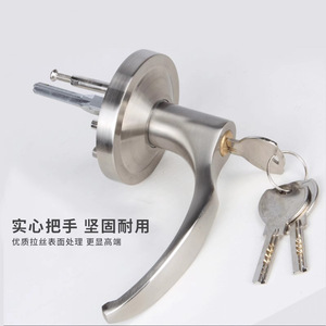 Poignée extérieure à levier Kaishengxi en alliage de zinc, poignée de porte coupe-feu, barre de verrouillage pour porte de passage - Product Image 1