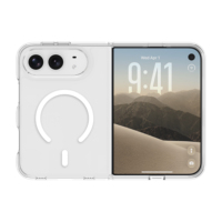 Coque de protection transparente antichoc en TPU+PC avec logo, étui magnétique pour iPhone Duo