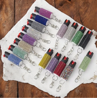 Nouvel Arrivage – Collection de Porte-clés de Défense Personnelle en Strass Solides avec Vaporisateur, Jusqu'à 3 Mètres, Flacon de Parfum, Spray de Défense Personnelle pour Femmes