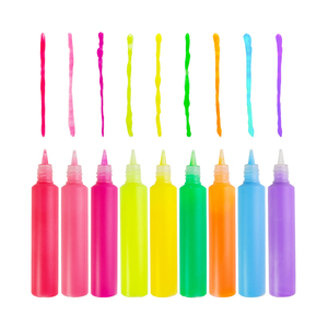 KHY Forniture Kit di <span class=keywords><strong>Colori</strong></span> Acrilici Pastello per Bambini, 9 <span class=keywords><strong>Colori</strong></span> 30ml, Vernice Fluorescente ASTM D-4236/EN71/REACH/BS7272 - Product Image 3