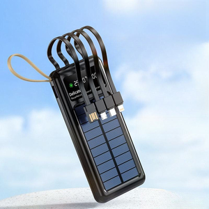 Bancos de Energía Solares de <span class=keywords><strong>1</strong></span>/20000 mAh en Oferta, Carga Rápida, Cable 4 en <span class=keywords><strong>1</strong></span>, Puertos de Entrada y Salida Dobles, Gran Capacidad - Product Image 2