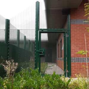 Clôture anti-escalade robuste à petits trous et <span class=keywords><strong>vue</strong></span> claire, avec hauteur personnalisable et service de modélisation 3D - Clôture de sécurité pour ranch - Product Image 3