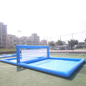 Cancha de voleibol <span class=keywords><strong>inflable</strong></span> enorme personalizada, campo de juego de deportes acuáticos, <span class=keywords><strong>piscina</strong></span> de voleibol <span class=keywords><strong>inflable</strong></span> a la venta - Product Image 2