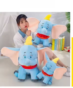 Bestseller: Bambola Dumbo 30CM 60CM, Peluche Blu con Grandi Orecchie, Comodo <span class=keywords><strong>Cuscino</strong></span> Giocattolo, Regalo di Compleanno e Festività <span class=keywords><strong>per</strong></span> <span class=keywords><strong>Bambini</strong></span> - Product Image 3
