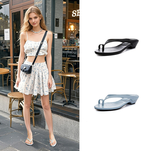 Sandalias Ligeras y Elegantes para Mujer, Estilo Veraniego, Punta Abierta, Suela de TPU, Diseño Casual con Clip - Product Image 2