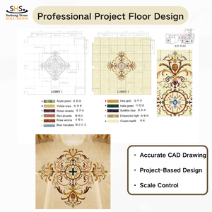 Design Personalizzato di Medaglioni in Marmo con Tecnologia Waterjet per Progetti di Interni di Lusso, <span class=keywords><strong>Palazzi</strong></span> e Hall di Hotel - Product Image 3