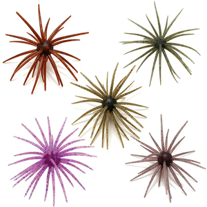 Boule flottante en TPE de 20/25 mm en forme d'ormeau barbelé avec tentacules, appât souple pour montage drop shot, pour la pêche au bar et à la perche en eau salée et eau douce - Product Image 3