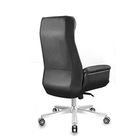 Vente en gros de chaise moderne de patron de levage chaise Oficina au design pivotant en cuir à dossier haut chaise de direction