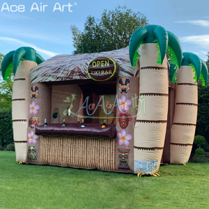 <span class=keywords><strong>Tahiti</strong></span> khu nghỉ mát lấy cảm hứng từ thanh gian hàng ngoài trời Inflatable Tiki đứng với Thần Tượng điêu khắc cho xúc tiến kinh doanh bên - Product Image 4