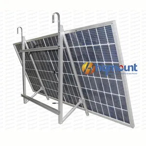 HQ MOUNT SBR02 Aluminum Triangle Adjustable Angle Solar Panel Metal Roof Wall & Balcony Mounting Brackets Green Energy Systems