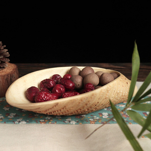 Plateau de plateau <span class=keywords><strong>assiette</strong></span>, bol et plateau <span class=keywords><strong>en</strong></span> bois de <span class=keywords><strong>bambou</strong></span> sec, pour fruits, fruits, séchées, style europé<span class=keywords><strong>en</strong></span>, 1 pièce - Product Image 1