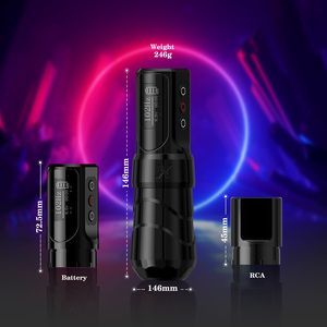 Máquina <span class=keywords><strong>de</strong></span> Tatuaje Inalámbrica Rotativa Profesional Ambition F L U X M a X con Motor sin Núcleo Potente, Pantalla LED Digital y Batería - Product Image 5