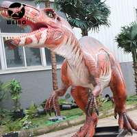 Robot dinosaure animatronique, simulation de dinosaure, attraction de zoo pour exposition en parc à thème