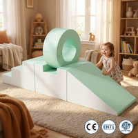 Oceanic Breeze Gym Soft Foam Play Climber 3D Geometric Explorer Soft Foam Play Climber pour les tout-petits Ce Cpc Safe Seating Indoor