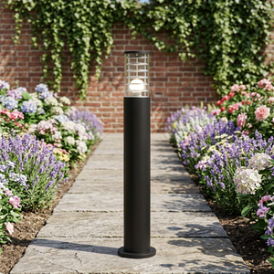 Lámpara de Jardín para Exteriores, Moderna, de Aluminio, IP54, Impermeable, Alimentada por CA, Tipo Bollard, Ángulo de Haz de 360°, Luz Blanca Cálida, 50000 - Product Image 5