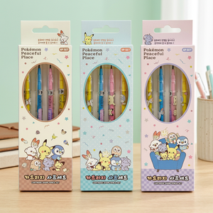 Boîte à crayons pour cartouche, ensemble de crayons mécaniques de 0.5mm, papeterie pour enfants, rechargeable, dessin animé, fournitures scolaires, modèle KR AB0081 - Product Image 2