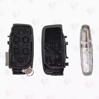 Coque de clé de remplacement mate vierge pour Land Rover Range Rover Evoque Discovery Sport & Jaguar Keys