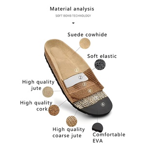 Sepatu <span class=keywords><strong>Clogs</strong></span> Unisex Custom Produsen, Kulit Asli Berkualitas Tinggi, Sol Gabus Anti Selip, Penyangga Lengkung Kaki Wanita - Product Image 2