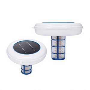 Nuevo Ionizador Solar para Piscinas, Limpiador Automático de Piscinas, Purificador de Agua Flotante, Elimina el Cloro hasta 45000 Galones - Product Image 1