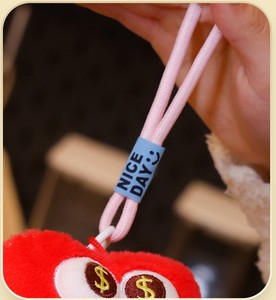 Llavero de peluche súper suave de oso del zodíaco, diseño de oso pequeño de dibujos animados para festivales, amuleto para bolso, relleno de algodón PP, lavado, personalizado - Product Image 3
