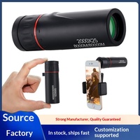 Télescope monoculaire exclusif transfrontalier haute définition à grossissement 10x, vision nocturne faible luminosité, pour téléphone portable et activités de plein air