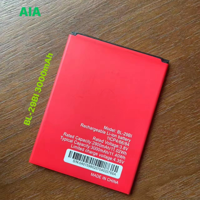 Mobile Phone Battery BL-29BI High Capacity 3000mAh 3.8V Lithium Rechargeable for Itel in Stock