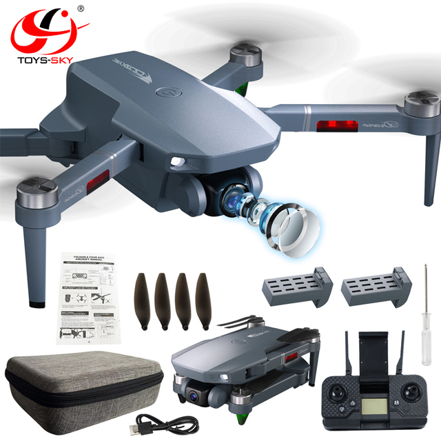 S161Max 2.4G High Flight Time Brushless FPV RC Drones Quadcopter with Dual HD 1080P 4K Camera Video Shooting for Adults and Kids