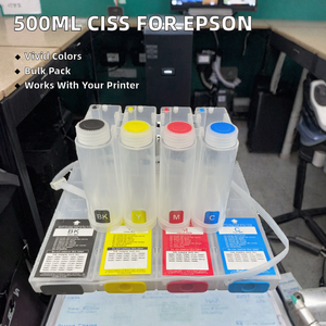 Sistema CISS e Cartucce BOMA.LTD 500ML Compatibili per Stampanti <span class=keywords><strong>EPSON</strong></span> WF-C5790 C5710 C5210 C5290 C5310 C5810 C5390 C5890 - Product Image 2