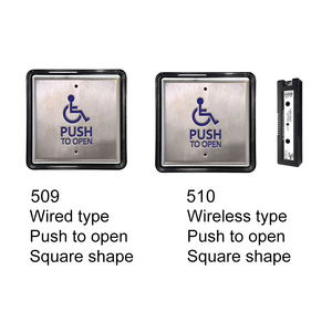สวิตช์กดแบบไร้สาย ควบคุมการเข้าออกอัจฉริยะ สำหรับห้องน้ำผู้พิการ แผงสวิตช์ประตู<span class=keywords><strong>บาน</strong></span><span class=keywords><strong>เลื่อน</strong></span>อัตโนมัติ - Product Image 4