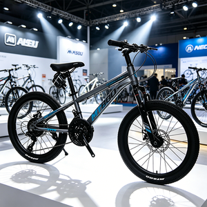 จักรยานเสือภูเขาสำหรับเด็ก MTBGO รุ่นขายดีที่สุด ขนาด 20 นิ้ว พร้อมระบบกันสะเทือนหน้า เบรกดิสก์ หลายเกียร์ - Product Image 1