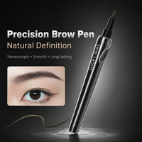 Crayon à sourcils double pointe noir et brun, longue tenue, waterproof, prix de gros, approvisionnement en vrac, maquillage des sourcils, crayon à sourcils