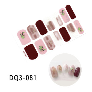 Pegatinas de Gel para Uñas Estilo Verano al por Mayor, Envolturas de Gel para Uñas de Larga Duración, Pegatinas Completas para Uñas DIY - Product Image 5