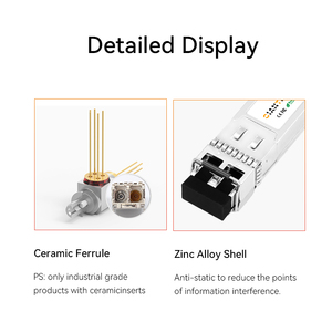 Módulo Óptico de Fibra Dual Multimodo SFP+ 10 Gigabits GIANTECH, 300M, Compatible con las Principales Marcas de Switches, Nuevo Equipo de Fibra - Product Image 2