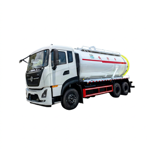 High Safety Comfort DONGFENG Tianlong Sewage Suction Truck 18-22 Cubic Tank Cummins 320HP Import Vacuum <b>Pump</b> For Overseas Export - Product Image 1