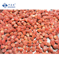 Fraises surgelées IQF de haute qualité Sinocharm HACCP, 10 kg en vrac, prix de gros, pour la production de fraises lyophilisées