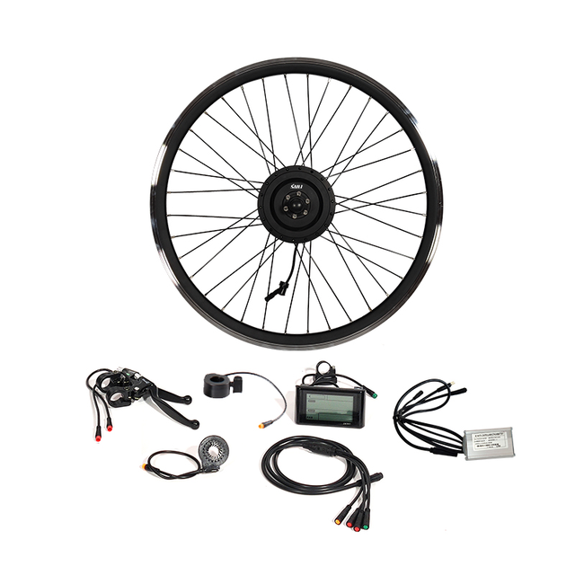 Powerful Performance 350W-3000W Aluminum Alloy Electric Bicycle Hub Motor Wheel 20\"X 3.0 700c Electric Bike with LCD Display
