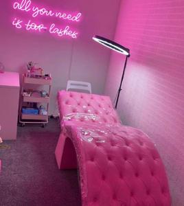 Cama DE BELLEZA DE SPA ajustable de estilo moderno con silla Cama facial de cuero sintético para salón y taller - Product Image 2