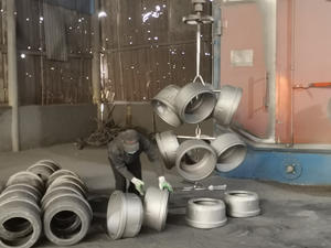 <span class=keywords><strong>Frein</strong></span> à main <span class=keywords><strong>de</strong></span> remorque pour semi-remorques lourdes en fonte grise, <span class=keywords><strong>poids</strong></span> 48 kg, 8 trous - Product Image 6