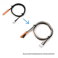 Sonde de température NTC en acier inoxydable 304 à sonde droite pour bain-marie de laboratoire et stérilisateur