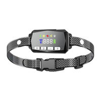 GPS Drahtloser Outdoor-Elektrozaun GF01 Hundehalsband mit Sprachtraining, Vibration und Schock, IP67 Wasserdicht, Kunststoffmaterial