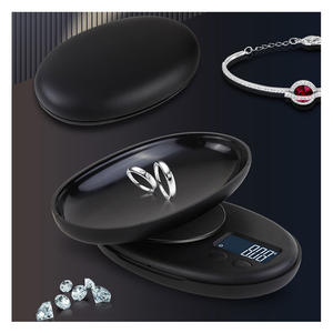 लोकप्रिय शैली पोर्टेबल इलेक्ट्रॉनिक स्केल गोल्ड ग्राम संतुलन वजन पैमाने काले मिनी उच्च परिशुद्धता स्केल - Product Image 4