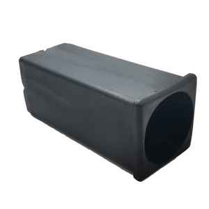 Shih Hung Plastics Furniture <b>Leg</b> 30x30mm Round Lifting Sleeve Black Plastic Foot Cover For Desk <b>Chair</b> Accessories - Product Image 3