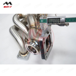MERTOP RACING 3,0mm 42mm OD <span class=keywords><strong>M50</strong></span> M52 44mm válvula de descarga B * M * W S50 S52 E36 E39 1990-2001 T3/T4 brida colector de escape - Product Image 5