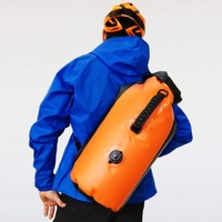 Sac à dos étanche de 70 l, avec double Valve de gonflage et de Compression à Air Sac d'équipement de pêche, pour la pêche, la chasse, le Camping et la plage