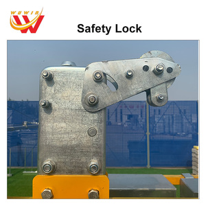 Высококачественная промышленная алюминиевая стальная опора для гондолы, подвесная платформа, поворотная ступень для обслуживания здания, номинальная нагрузка 630 кг - Product Image 5