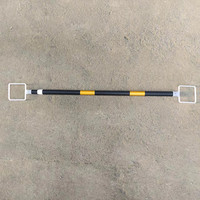 Barrera de Seguridad Retráctil de Plástico Plegable para Carreteras, Cono de Advertencia, Barra de Conexión, Postes de Barrera Reflectantes de Tráfico ABS