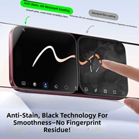 Protection d'écran anti-espion, anti-statique, anti-traces de doigts pour iPhone 18 Pro, verre trempé 5D HD, dureté 9H, couverture intégrale