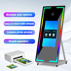 Photomaton numérique 65 pouces avec écran tactile 32 pouces, compatible avec anneau lumineux/<span class=keywords><strong>flash</strong></span>/lumière d'appoint, pour mariages, fêtes et événements, en libre-service - Product Image 5