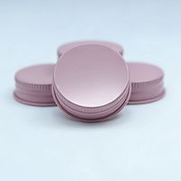 Venta Directa de Fábrica, Tapa de Aluminio Rosada Personalizable de Grado Alimenticio, Apta para Botellas de Vidrio y Latas de Alimentos