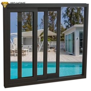 Ventana <span class=keywords><strong>Corredera</strong></span> de Aleación de Aluminio con Aislamiento Térmico JBD - Doble Acristalamiento Horizontal con Certificación Energy Star, Diseño Moderno para Ahorro de Energía - Product Image 1